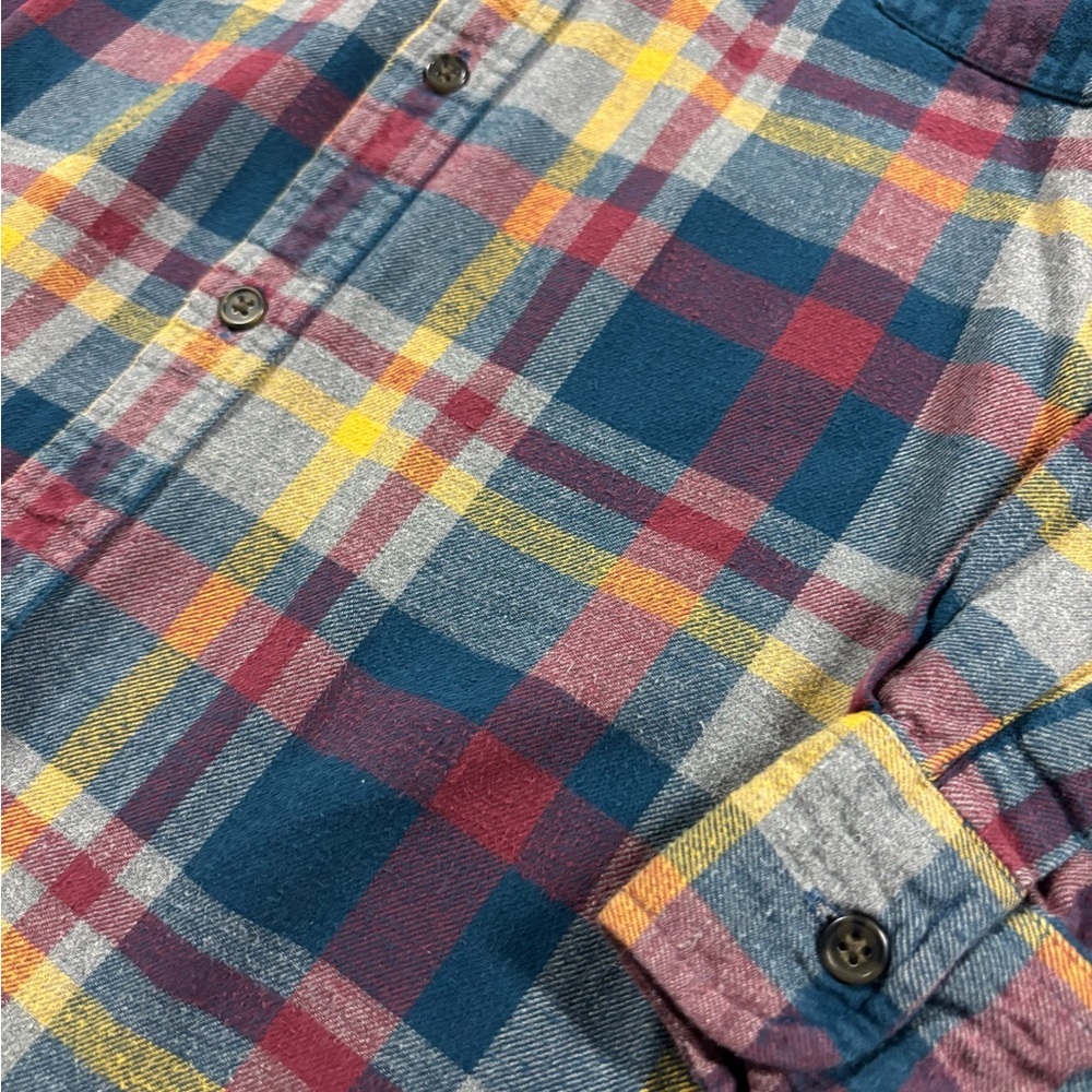 Foundry Supply Co Plaid Flannel Shirt Men’s 3XLT Tall Button Down Cotton - Picture 5 of 9